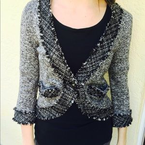 White House Black Market knit jacket